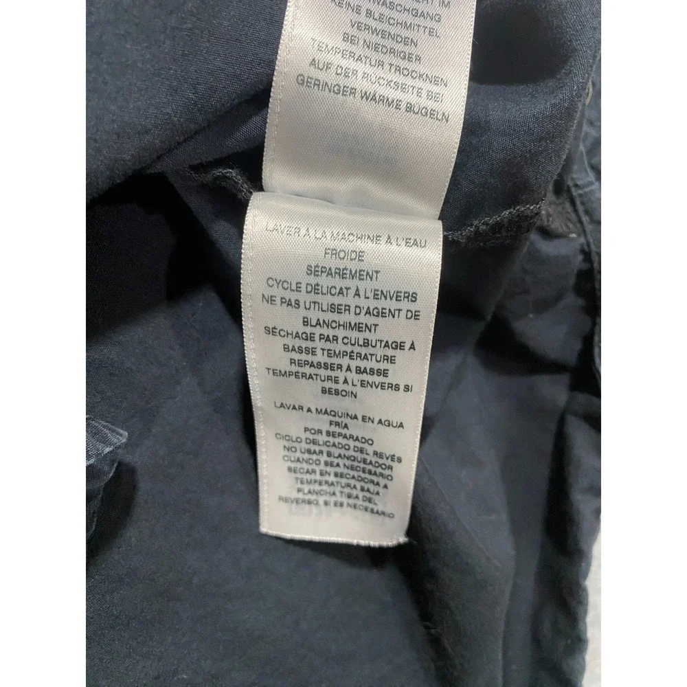 True Religion Shirt Mens M Black Pearl Snap Lightweight Western Cowboy Button Up